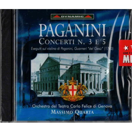 CD Paganini Concerti N.3 e 5