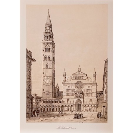 Riproduzione Piazza Duomo Cremona - Moore