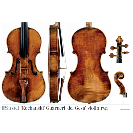Poster Guarneri del Gesu "Kochanski" violino 1741
