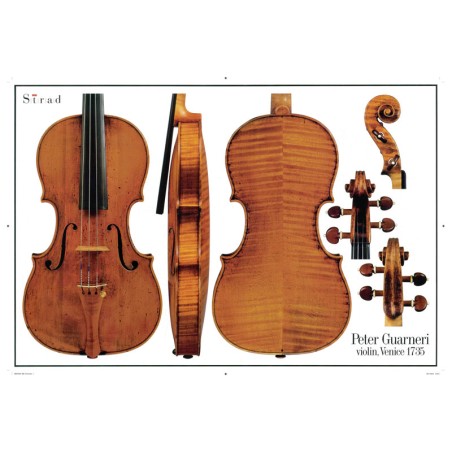 Poster Pietro Guarneri of Venice violino 1735