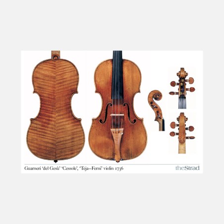 Poster Guarneri del Gesu "Cessole" violino 1736