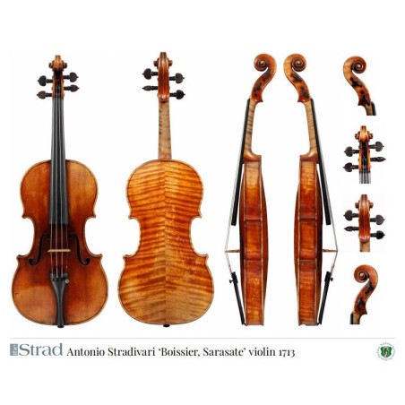 Poster Antonio Stradivari "Boissier Sarasate" Violino 1713