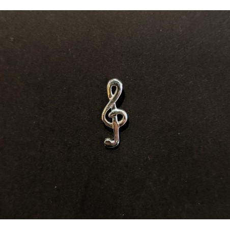 Spilla Chiave di violino Oro/Argento - Argento 925
