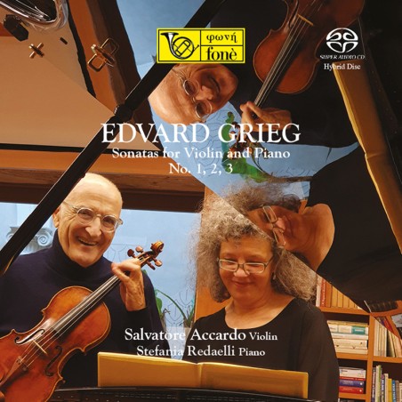 CD Edvard Grieg - Sonatas for Violin and Piano No.1,2,3