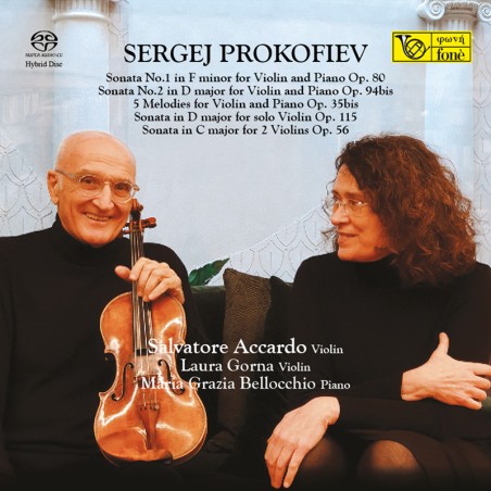 LP Sergej Prokofiev - 5 melodies Op. 35 bis and Sonata n.2 in re magg. Op. 94 bis