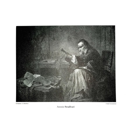 Riproduzione "Stradivari in bottega" - E. Hamman, A. Mouilleron